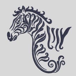 Horse Outline Machine Embroidery Design 51