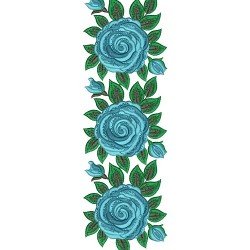 Beautiful Rose Flower Lace Embroidery Design 83