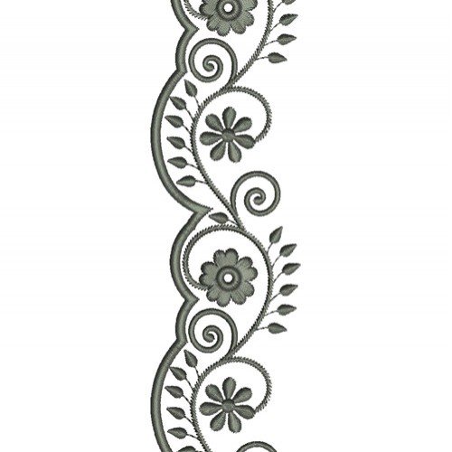 Cut Work Small Flower Lace Embroidery Design 149