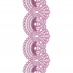 Folk Lace Embroidery Design 151