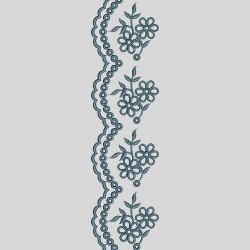 Little Flower Cut Work Machine Embroidery Design 27