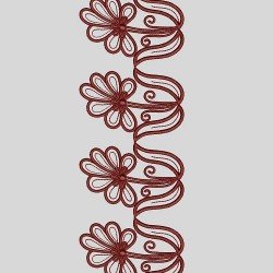 Rose Style Cutwork Machine Embroidery Design 36