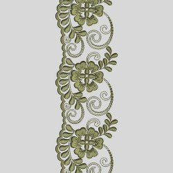 Scarf Cutwork Machine Embroidery Design 37