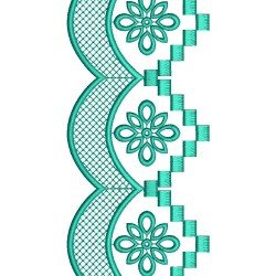 Scarf Lace Machine Embroidery Design 74