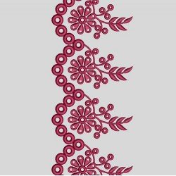 Small Flower Style Cutwork Machine Embroidery Design 39