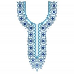 Caftan Long Neck Embroidery Design 92