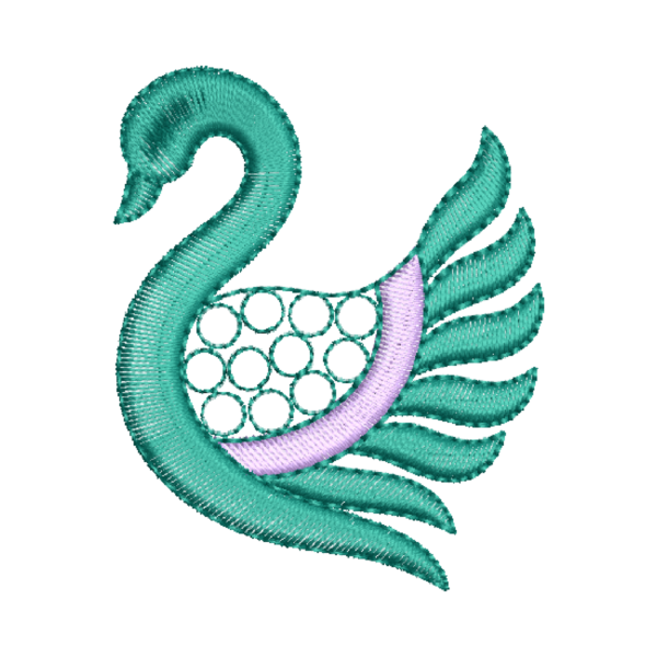Peacock Machine Embroidery Design_11
