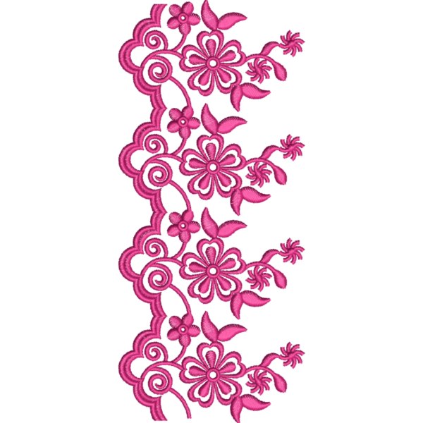 Assamese Traditional Border Embroidery Design_123