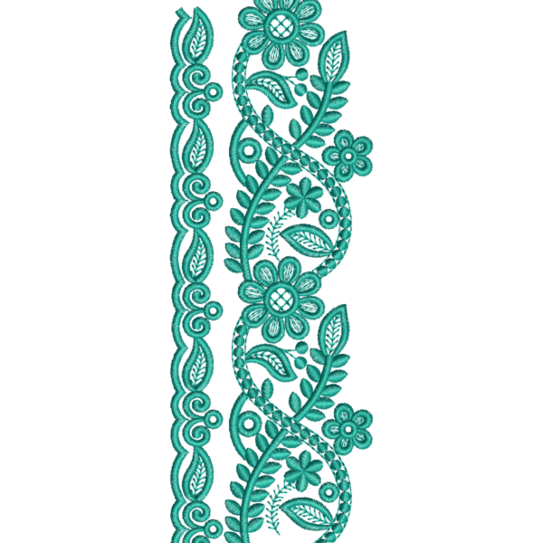 Elegant Lace and Border Embroidery Design_135