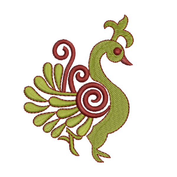 New Peacock Patch Embroidery Design_17