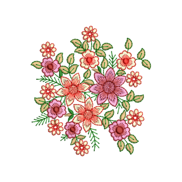 Flower Applique Embroidery_179