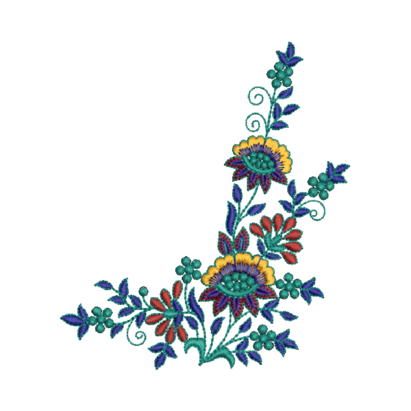Flower Applique Design_189
