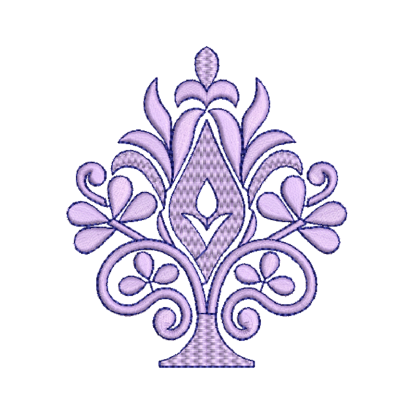 Vibrant Floral Butta Design_190