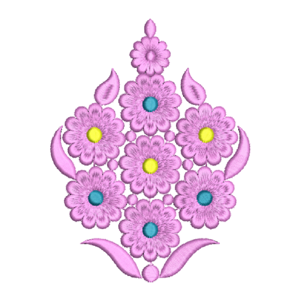 Small Latest Flower Applique Design_203