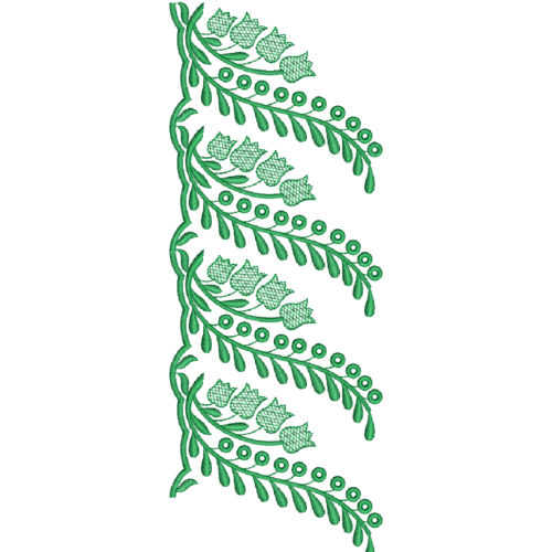 Pink Long Neck Machine Embroidery Design_58