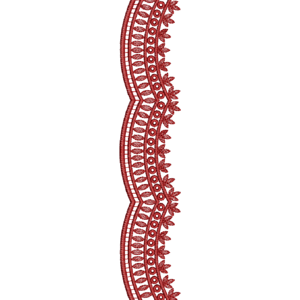 Leaf Style Allover Garment Embroidery Design_69