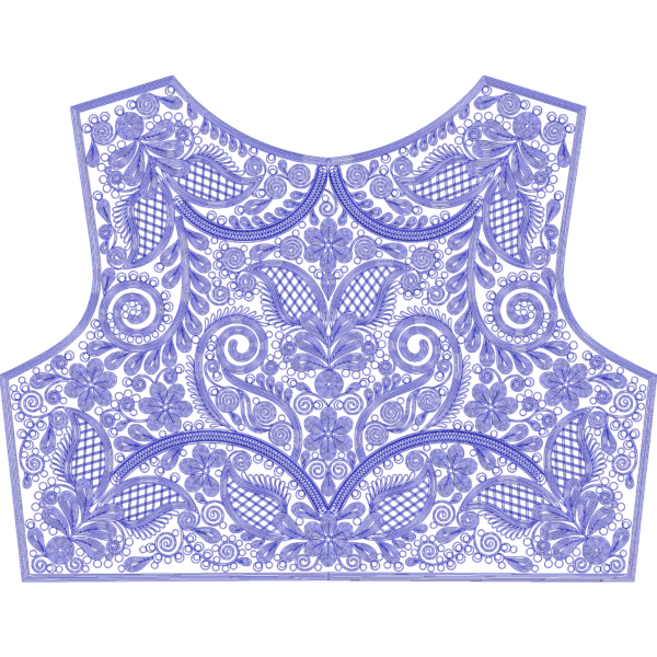 Beautiful Paisley Style Dimija Caftan Design_238