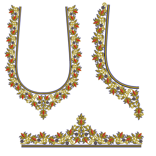 Beautiful Blouse Set Embroidery_270