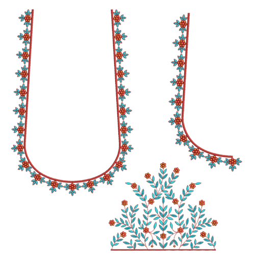 Simple Embroidery Designs Blouse_327