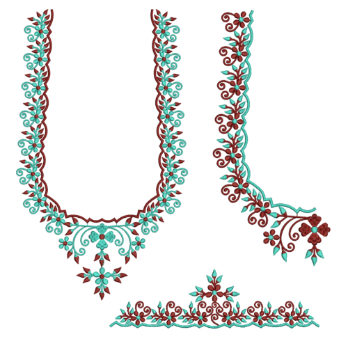 Embroidery Designs For Blouse Back Neck_332