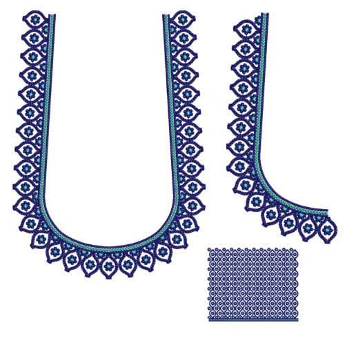 Cashmere Blouse Embroidery Design_338