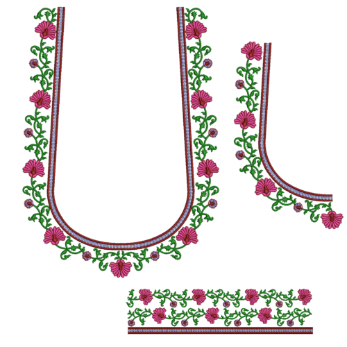 Bulgarian Traditional Blouse Embroidery_339