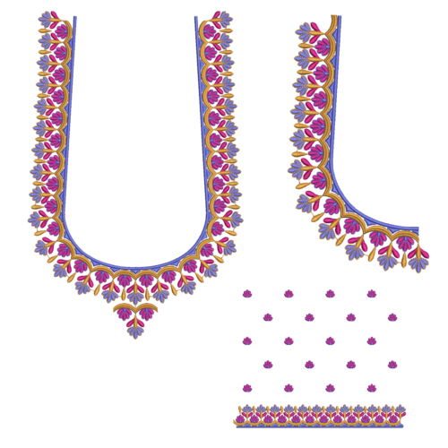 Full Set Blouse Embroidery Designs_365