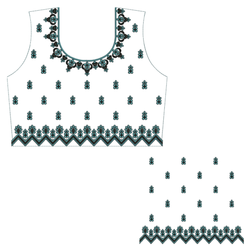 Wedding Inspired Blouse Embroidery_366
