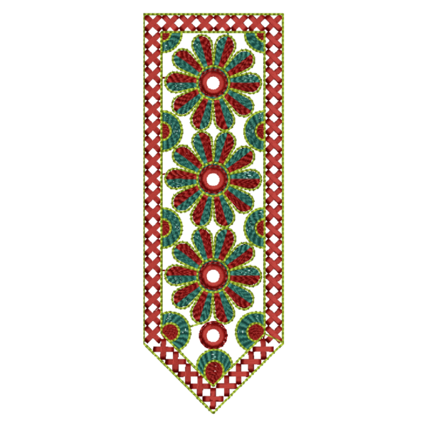 Abaya Neck Machine Embroidery Design_380