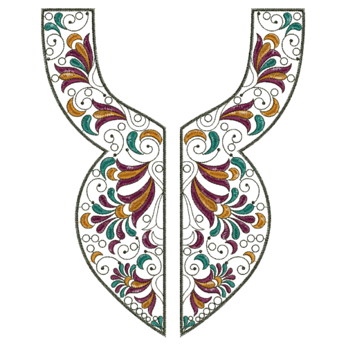 African Mens Neck Embroidery Design_383