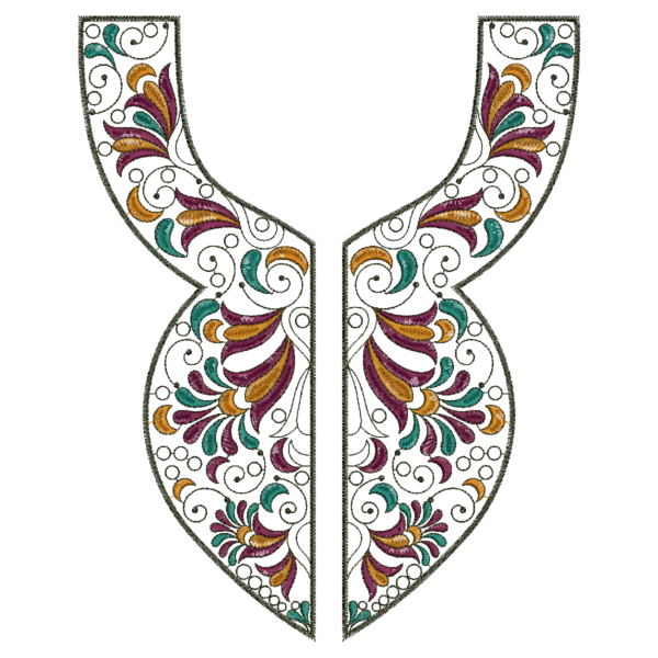 African Mens Neck Embroidery Design_383