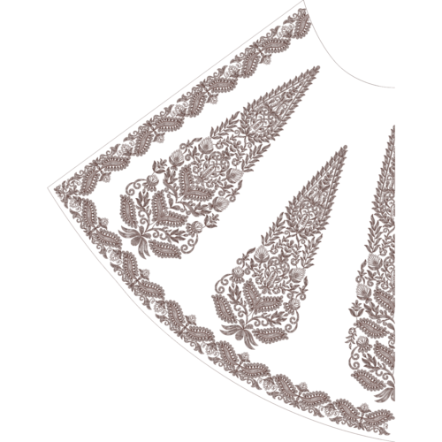 Full Caftan Cording Embroidery Design_390