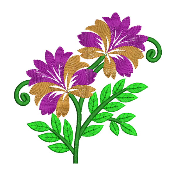 Beautiful Flower Applique Design_397