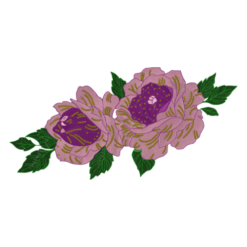 Sequnce Flower Applique Design_403
