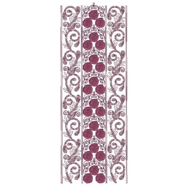 New Bedsheet Border Embroidery Design_406
