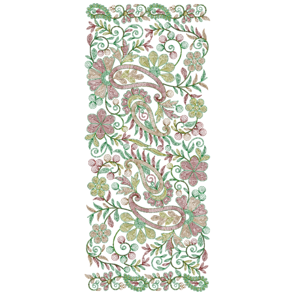 New Shawl Embroidery Aari Work_410