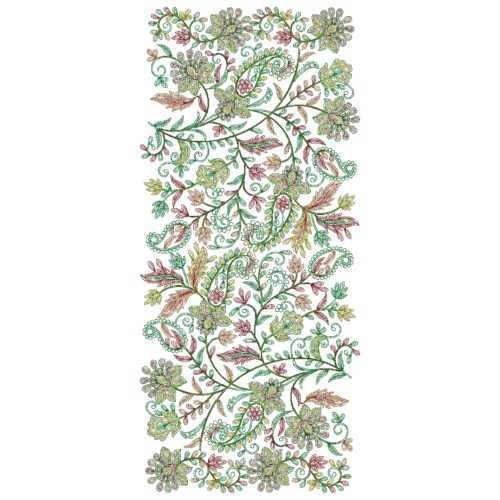 Beautiful Shawl Embroidery Aari Work_413