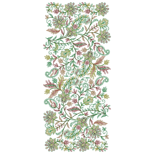 Beautiful Shawl Embroidery Aari Work_413