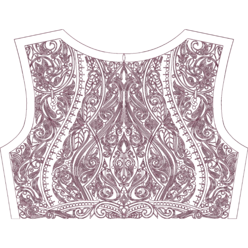 Full Cording Caftan Design_418