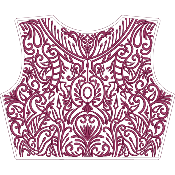 Satin Stich Full Bridel Caftan Design_422 - Image 7