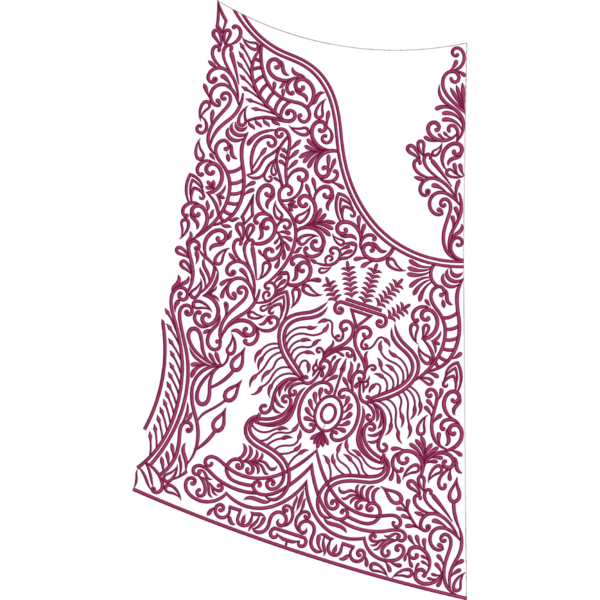 Satin Stich Full Bridel Caftan Design_422 - Image 6