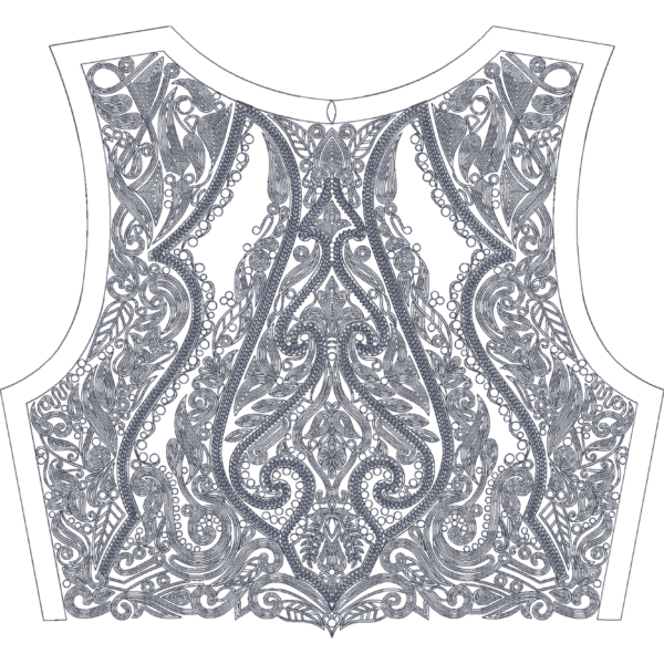 Bridel Cording Caftan Design_423
