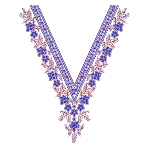 Kurti Neck Embroidery Design_436