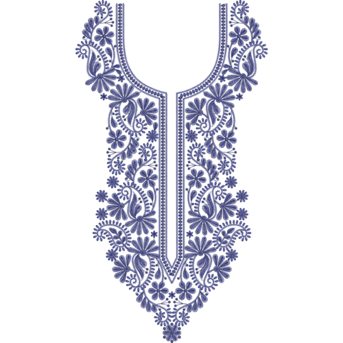 Unique Kurta Neck Embroidery Design_437