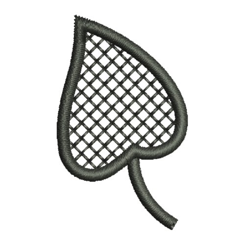 Heart Shape Flower Embroidery Design_462
