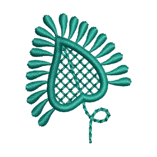Latest Leaf Applqiue Embroidery Design_464