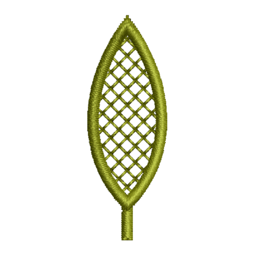 One Leaf Embroidery Design_466