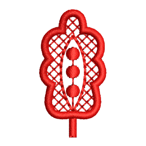 Small Applique Paisley Patch Embroidery Design_469