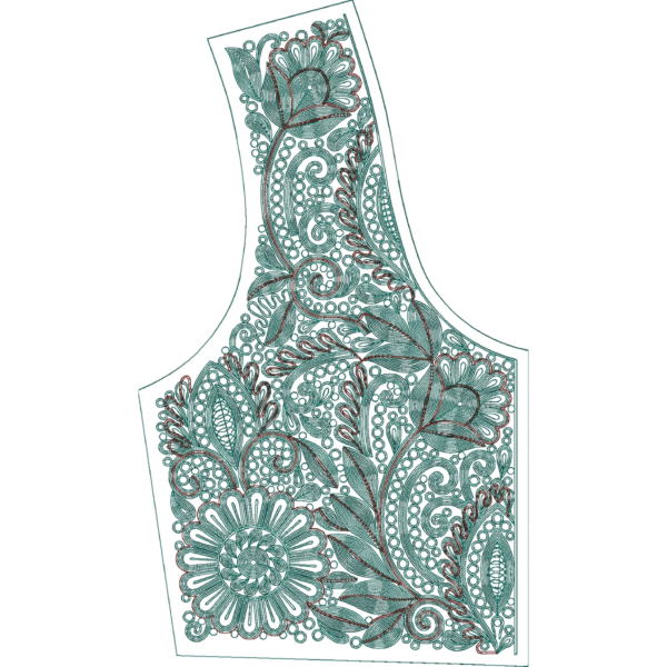 Most Beautiful Handmade Style Cording Kaftan_486 - Image 4
